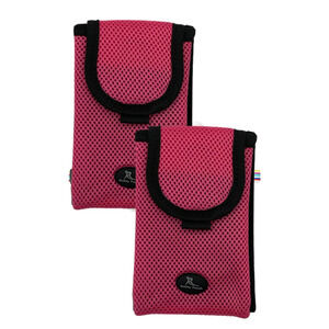 Buddy Pouch On the Go 2-Pack of Belt-Free Mini Plus Pouches Pink